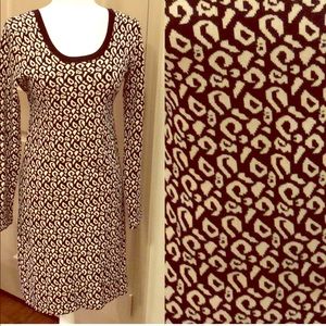 Cheetah print sweater dress-Banana Republic ♥️🖤